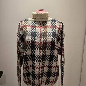 Vintage Checker Sweater